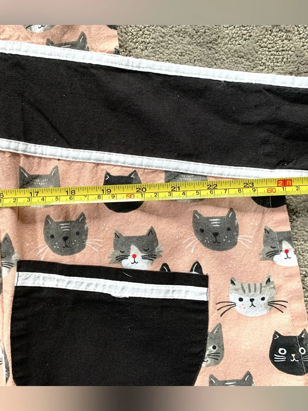 Cute Cats Vintage-Style Apron with Pockets